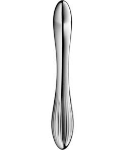 Alternative view of SATISFYER - PURE GRAVITY 1 STAINLESS STEEL DOUBLE-ENDED DILDO