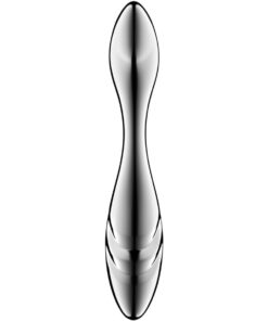 Alternative view of SATISFYER - PURE GRAVITY 3 STAINLESS STEEL DOUBLE-ENDED DILDO