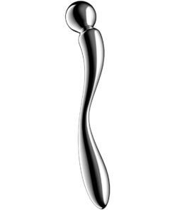 SATISFYER - STAR FORCE 2 STAINLESS STEEL DOUBLE-ENDED DILDO