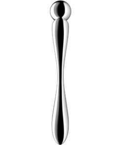 Alternative view of SATISFYER - STAR FORCE 2 STAINLESS STEEL DOUBLE-ENDED DILDO
