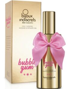BIJOUX - BUBBLE GUM 2IN1 SCENTED MASSAGE  INTIMATE GEL 100 ML