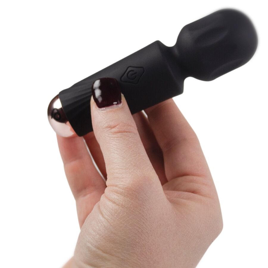 ROCKS-OFF - MINI RECHARGEABLE WAND 16 FUNCTIONS BLACK TULIP - Image 3