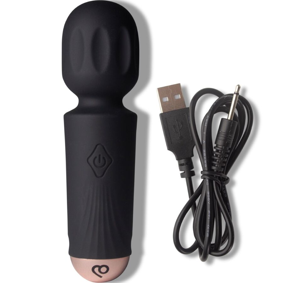 ROCKS-OFF - MINI RECHARGEABLE WAND 16 FUNCTIONS BLACK TULIP - Image 4