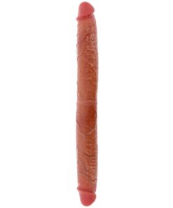 GET REAL - DOUBLE-ENDED SILICONE DILDO CARAMEL 46 CM