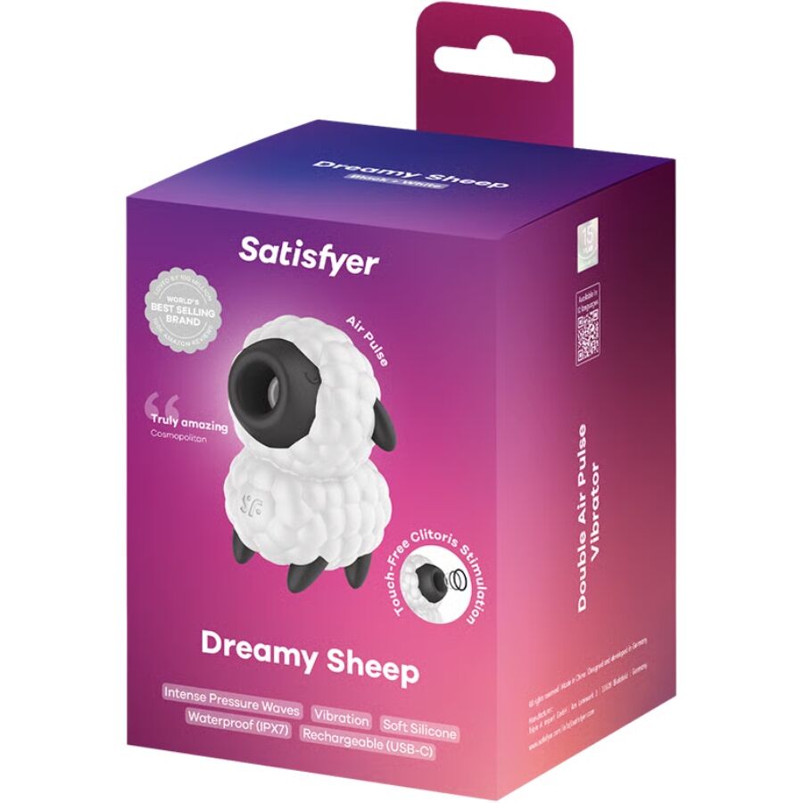 SATISFYER - DREAMY SHEEP VIBRATOR AIR PULSE STIMULATOR - Image 3