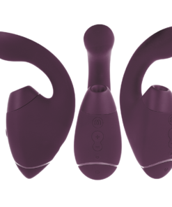 Alternative view of WOMANIZER - DUO NEXT DUAL CLITORAL  G-SPOT STIMULATOR DARK PURPLE