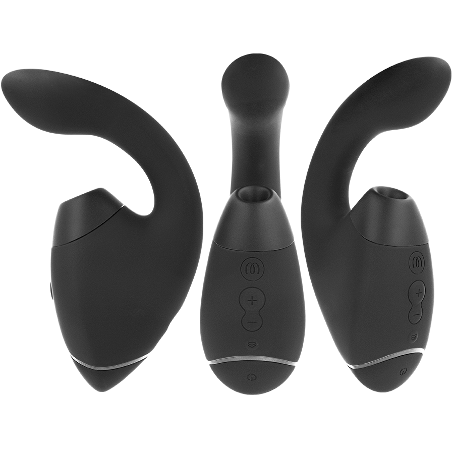 WOMANIZER - DUO NEXT DUAL CLITORAL G-SPOT STIMULATOR BLACK - Image 2