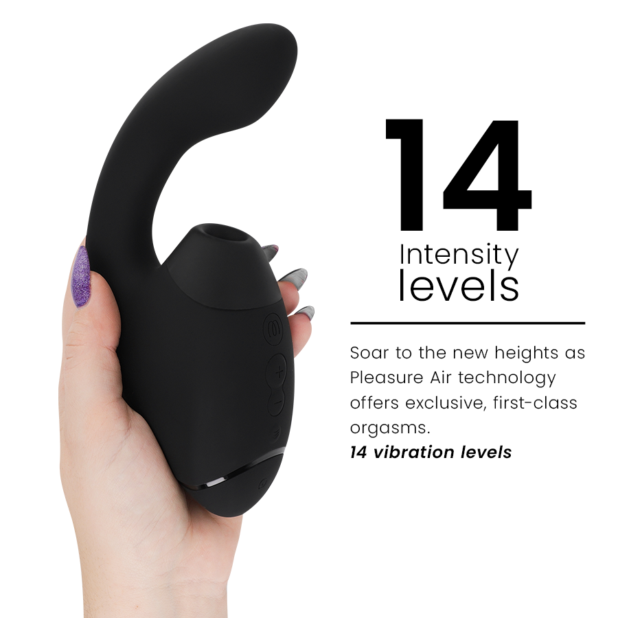 WOMANIZER - DUO NEXT DUAL CLITORAL G-SPOT STIMULATOR BLACK - Image 5