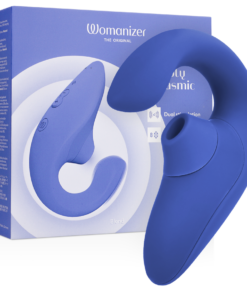 WOMANIZER - BLEND RABBIT VIBRATOR STIMULATOR VIBRANT BLUE