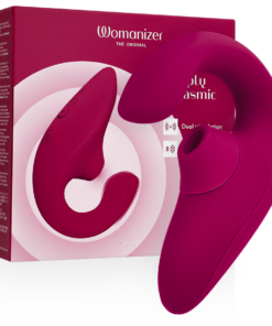 WOMANIZER - BLEND RABBIT VIBRATOR STIMULATOR VIBRANT PINK