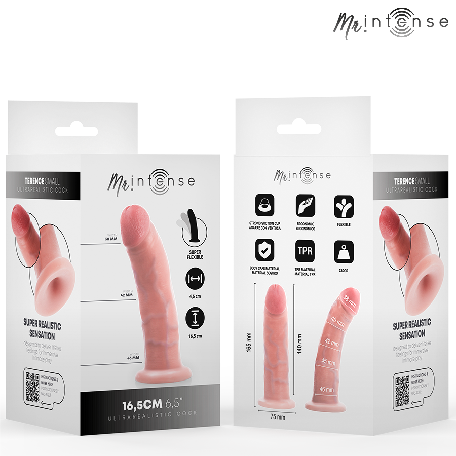MR INTENSE - SMALL TERENCE DILDO 16.5 CM -Ø- 4.6 CM - Image 3
