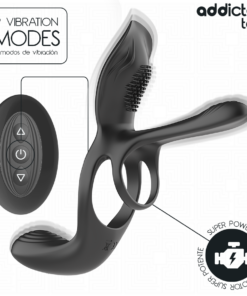Alternative view of ADDICTED TOYS - DOUBLE PENIS RING WITH CLITORAL STIMULATOR
