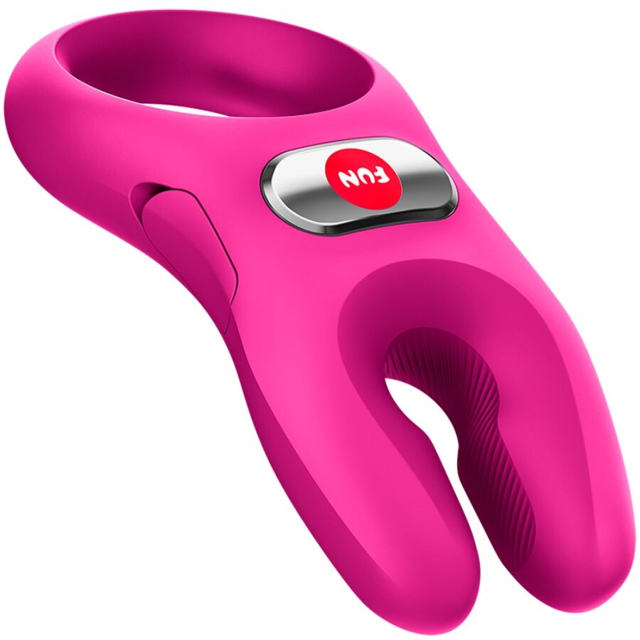FUN FACTORY - NOS PRO VIBRATING COCK RING MAGENTA - Image 2