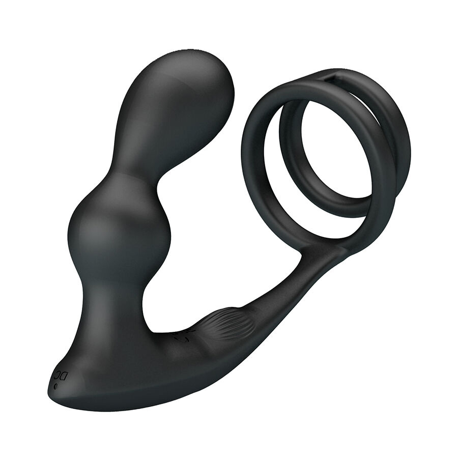 MR PLAY - VIBRATING ANAL PLUG WITH PENIS RING REMOTE CONTROL - Image 3