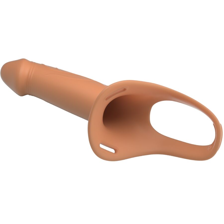 PRETTY LOVE - LANDON LIGHT-SKIN VIBRATING STRAP-ON - Image 5