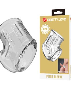 PRETTY LOVE - SHORT TRANSPARENT PENIS SHEATH