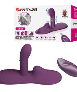 PRETTY LOVE - LUKA SIT-DOWN VIBRATOR WITH HEAT EFFECT AND REMOTE CONTROL