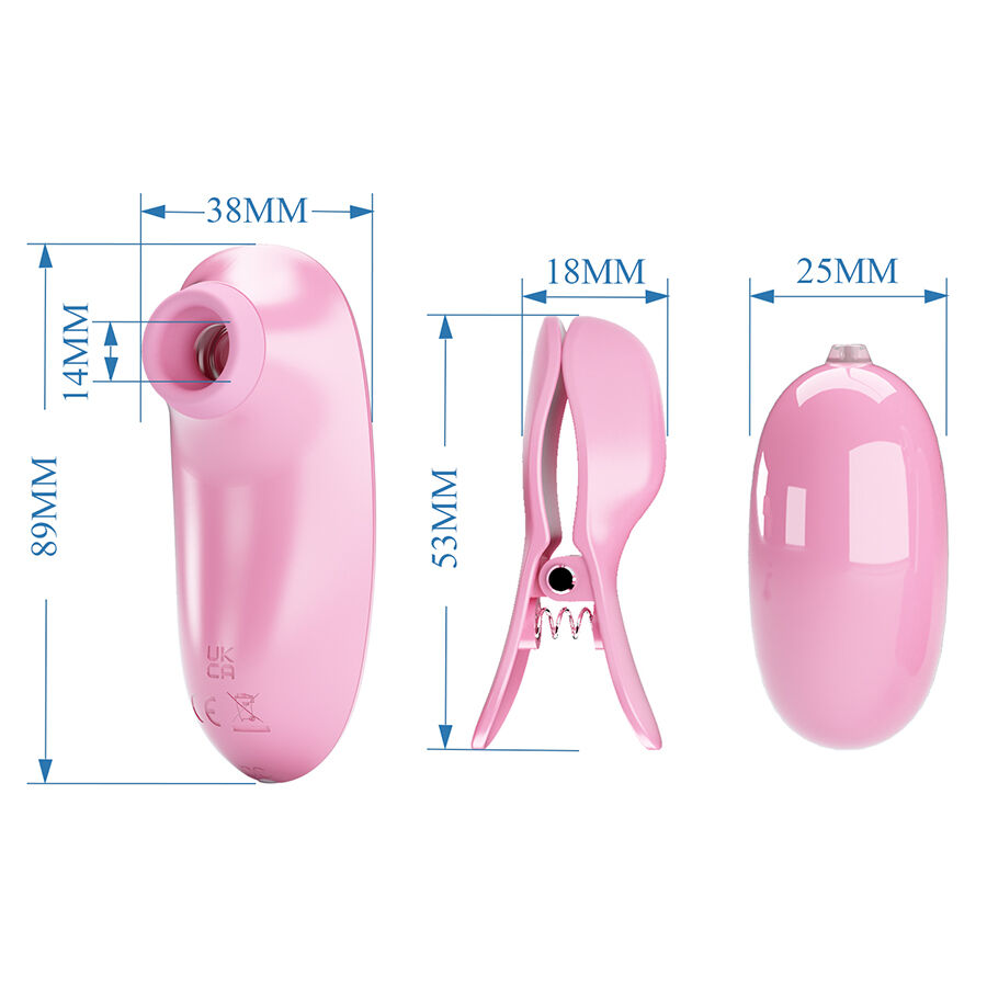 PRETTY LOVE - IMONIE 3-IN-1 MULTIFUNCTIONAL SET WITH SUCTION CUP, NIPPLES AND CLITORIS - Image 5