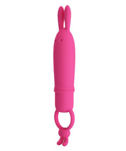 Alternative view of PRETTY LOVE - DELIA RABBIT VIBRATOR WITH RESISTANCE RING