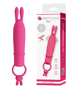 PRETTY LOVE - DELIA RABBIT VIBRATOR WITH RESISTANCE RING
