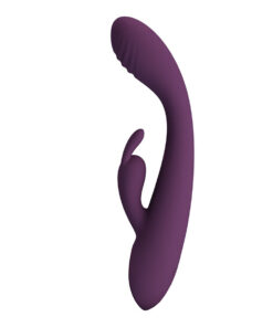 Alternative view of PRETTY LOVE - EMMA RABBIT PURPLE VIBRATOR WITH STIMULATOR
