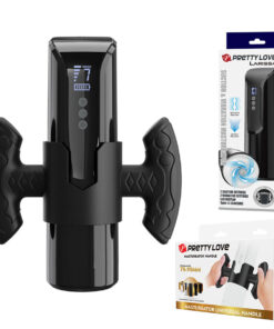 PRETTY LOVE - LARISSA SUCTION MASTURBATOR WITH VIBRATION + SUPPORT