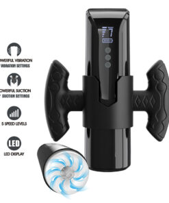 Alternative view of PRETTY LOVE - LARISSA SUCTION MASTURBATOR WITH VIBRATION + SUPPORT