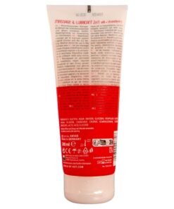 Alternative view of HOT - MASSAGE  GLIDE GEL 2IN1 STRAWBERRY 200 ML