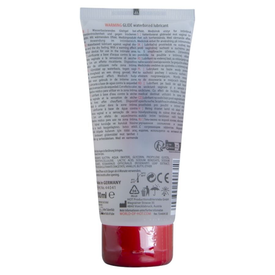HOT - WARMING GLIDE LIQUID PLEASURE WATERBASED LUBRICANT 100 ML - Image 2