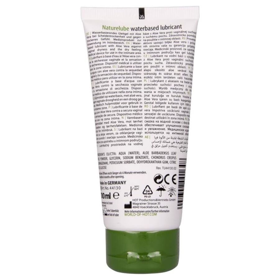 HOT - NATURE LUBE WATERBASED ALOE VERA 100 ML - Image 2