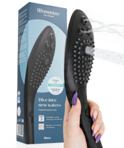 WOMANIZER - WAVE CLITORAL STIMULATING SHOWER HEAD BLACK