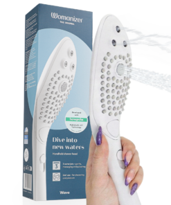 WOMANIZER - WAVE CLITORAL STIMULATING SHOWER HEAD WHITE
