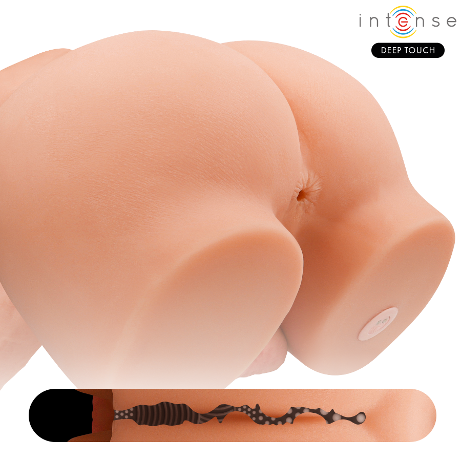 INTENSE DEEP TOUCH - RICHIE TORSO WITH ANUS AND REALISTIC DILDO WITH PUSHING AND VIBRATION REMOTE CONTROL 4.7 KG - Image 5