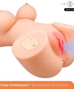 Alternative view of INTENSE DEEP TOUCH - VERO TORSO VAGINA WITH SUCTION, HEAT, VIBRATION AND VOICE EFFECTS WITH REMOTE CONTROL 5.5 KG