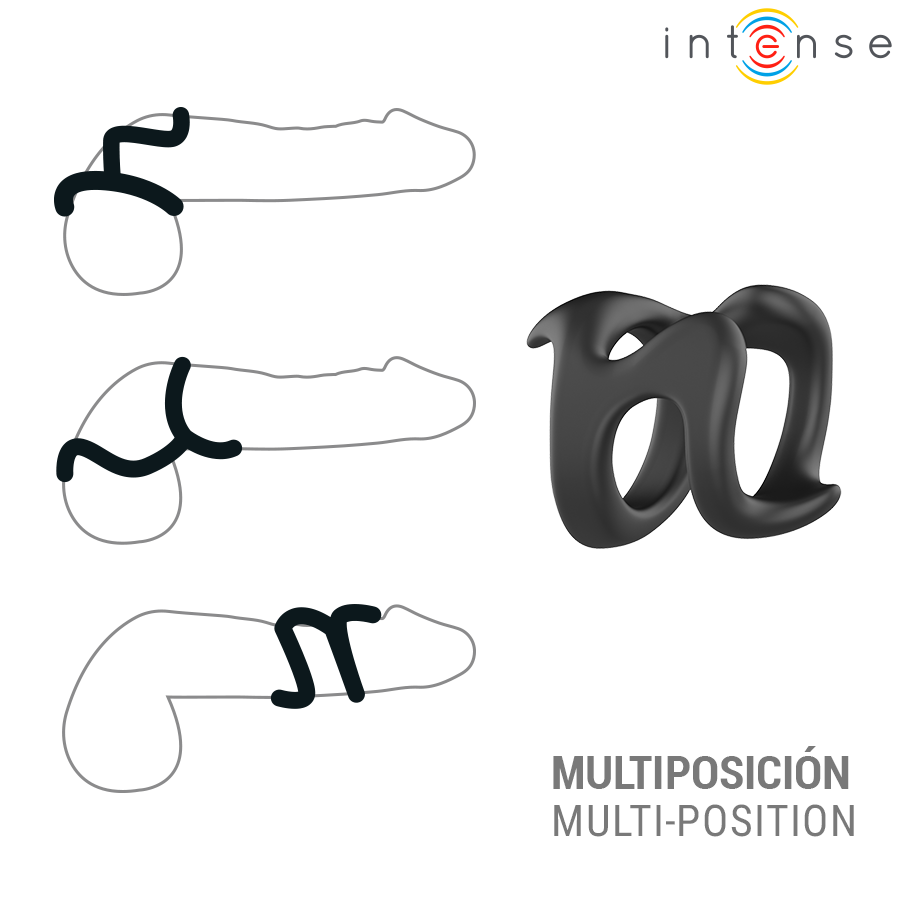 INTENSE - NIKOLAJ ADJUSTABLE PENIS RING MODEL 8 - Image 3