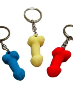 DIABLO PICANTE - ASSORTED SILICONE PENIS KEYCHAIN PHOSPHORESCENT COLOR