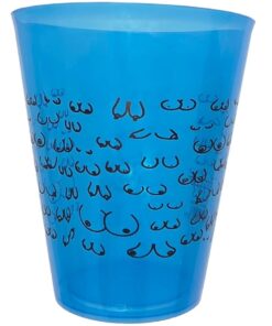 DIABLO PICANTE - BLUE CUP 500 ML WITH BLACK BOOBS