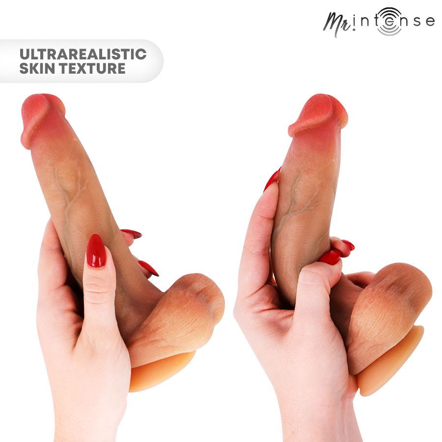 MR INTENSE - BRUCE M SILICONE DILDO WITH TESTICLES 20 CM -Ø- 4.5 CM - Image 2