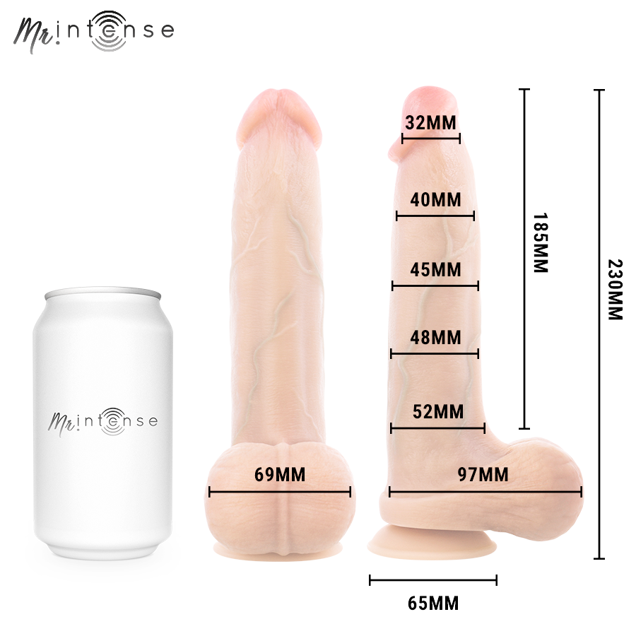 MR INTENSE - BRUCE L DILDO SILICONE 23 CM -Ø- 5.2 CM - Image 5