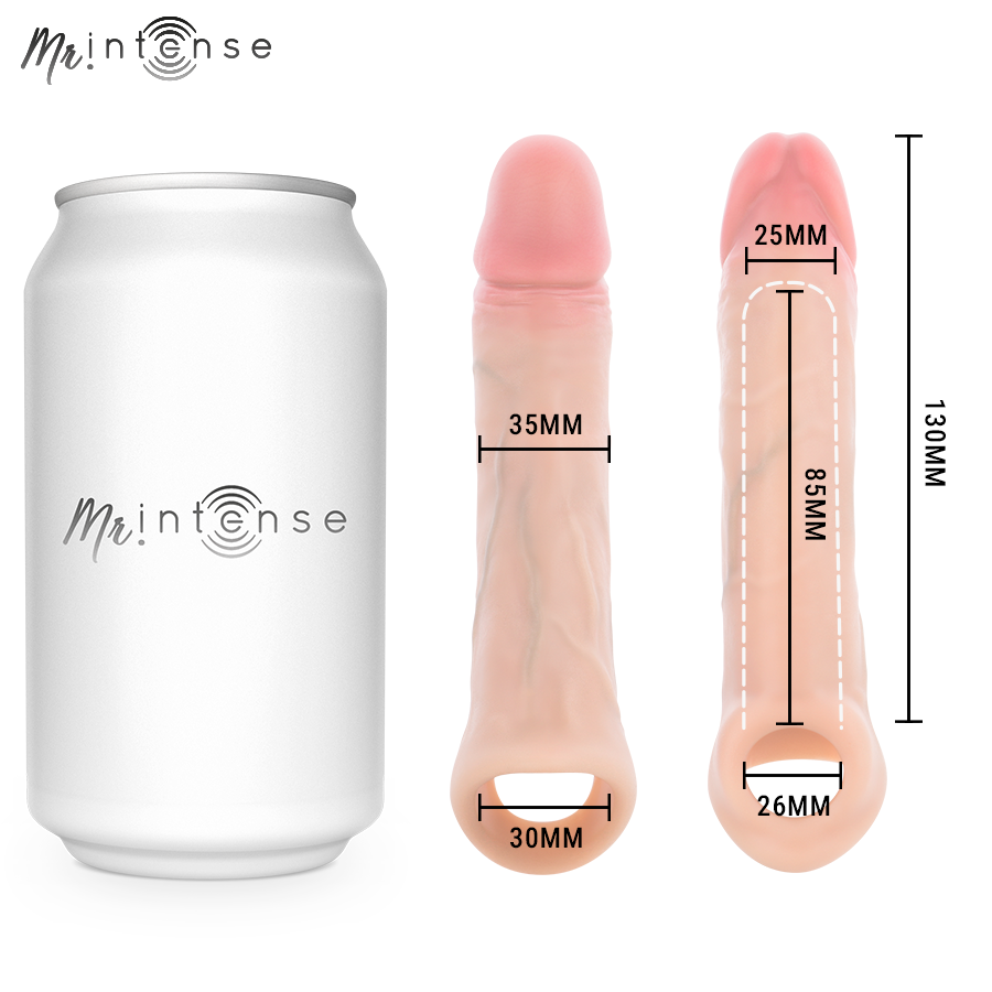 MR INTENSE - SIMON S SILICONE PENIS COVER 13 CM -Ø- 4 CM - Image 4