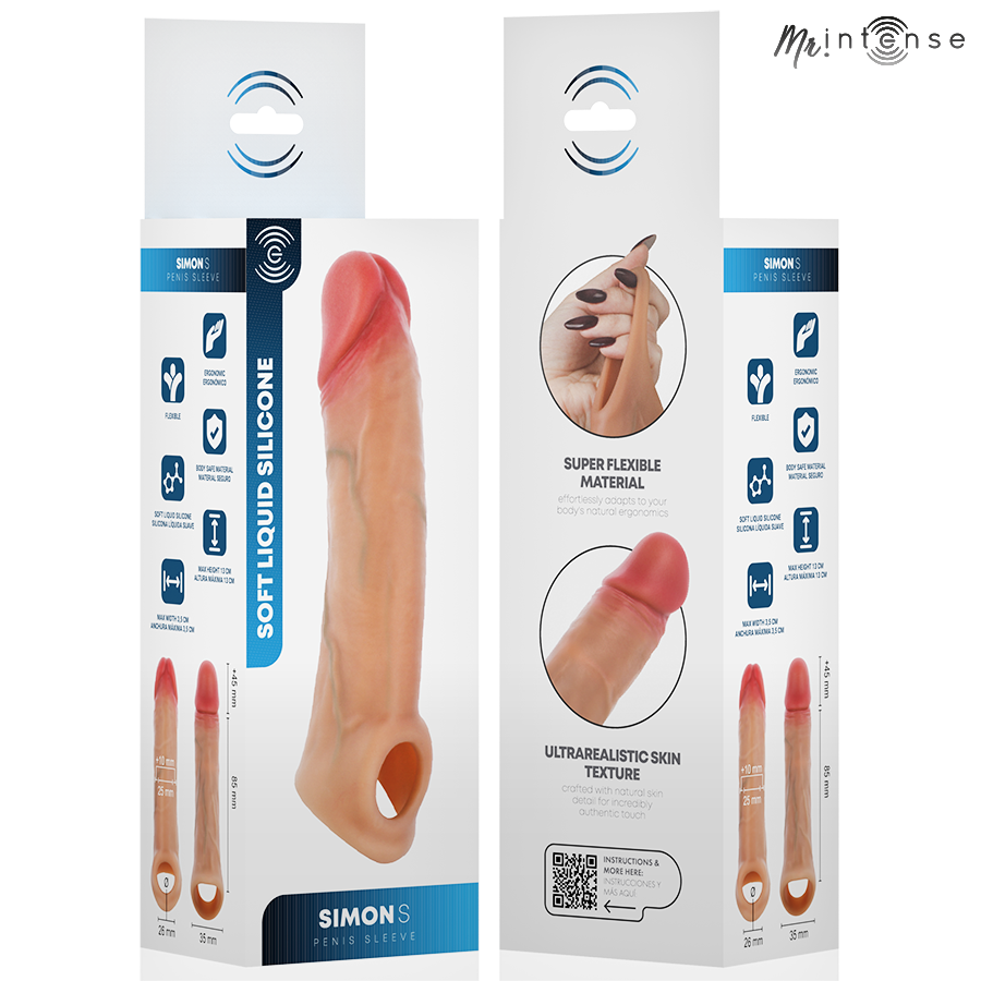 MR INTENSE - SIMON S SILICONE PENIS COVER 13 CM -Ø- 4 CM - Image 5