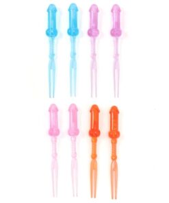 DIABLO PICANTE - COLORED PENIS SKEWERS 8 UNITS