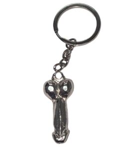DIABLO PICANTE - SILVER METAL PENIS KEYCHAIN
