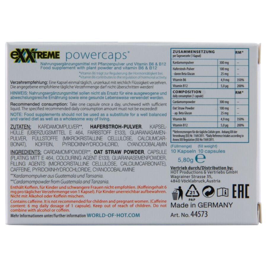 HOT - EXXTREME POWER CAPS MAN 10 UNITS - Image 4