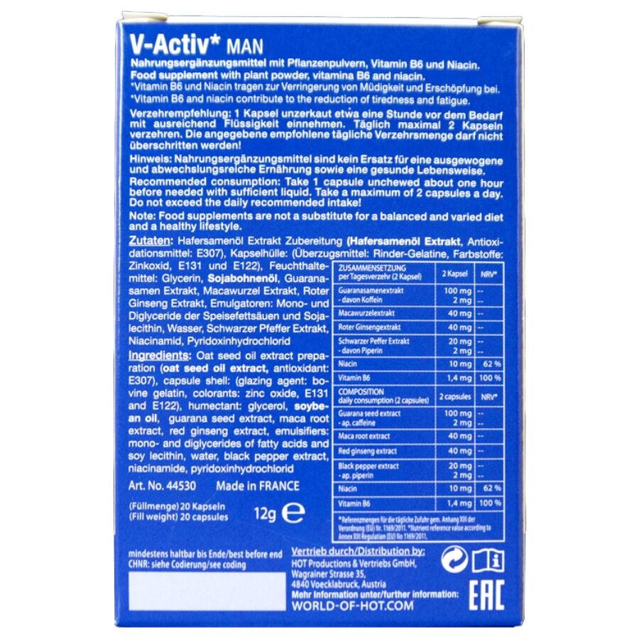 HOT - V-ACTIV CAPS MAN 20 UNITS - Image 4