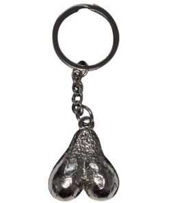 DIABLO PICANTE - SILVER EGGS METAL KEYCHAIN
