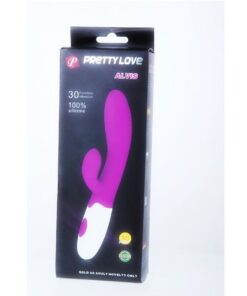 PRETTY LOVE - FLIRTATION ALVIS VIBRATOR WITH CLITORIS STIMULATOR