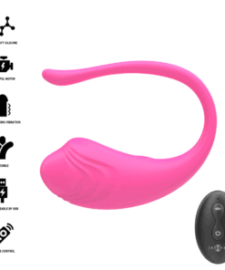 Alternative view of INTENSE - OLIVIA PINK VIBRATING EGG WITH REMOTE CONTROL