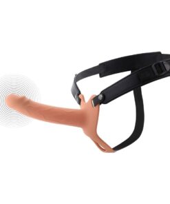 HIDDEN DESIRE - INFERNO VIBRATING PENIS SLEEVE STRAP-ON 18 CM