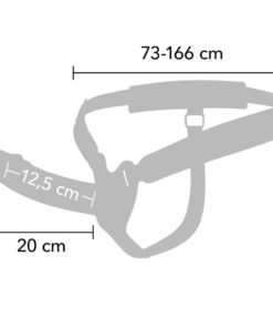 Alternative view of HIDDEN DESIRE - INFERNO PENIS SLEEVE STRAP-ON 20 CM